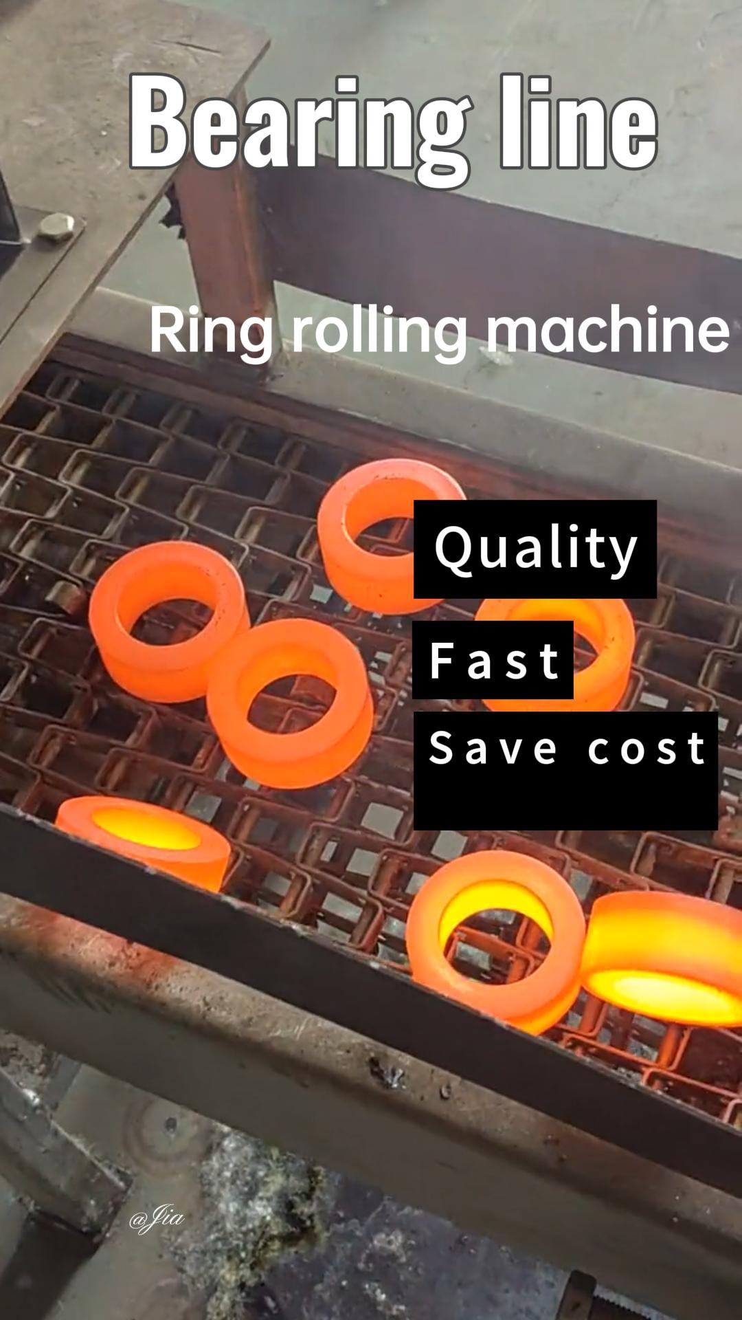 Semi-Automated Production Line for Bearing Rings